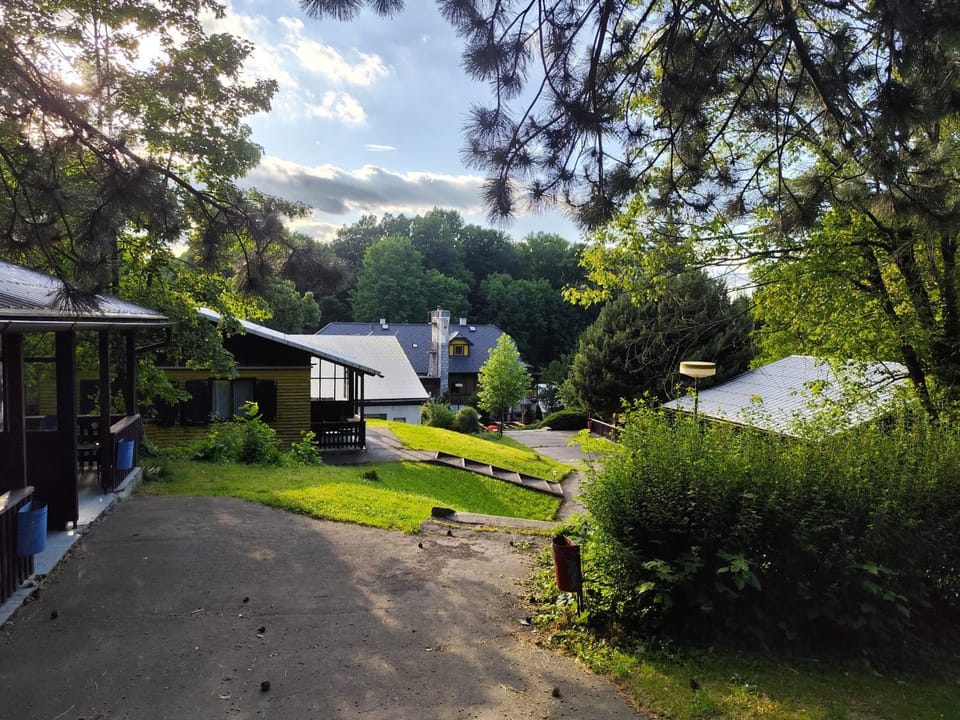 Property building, Garden view