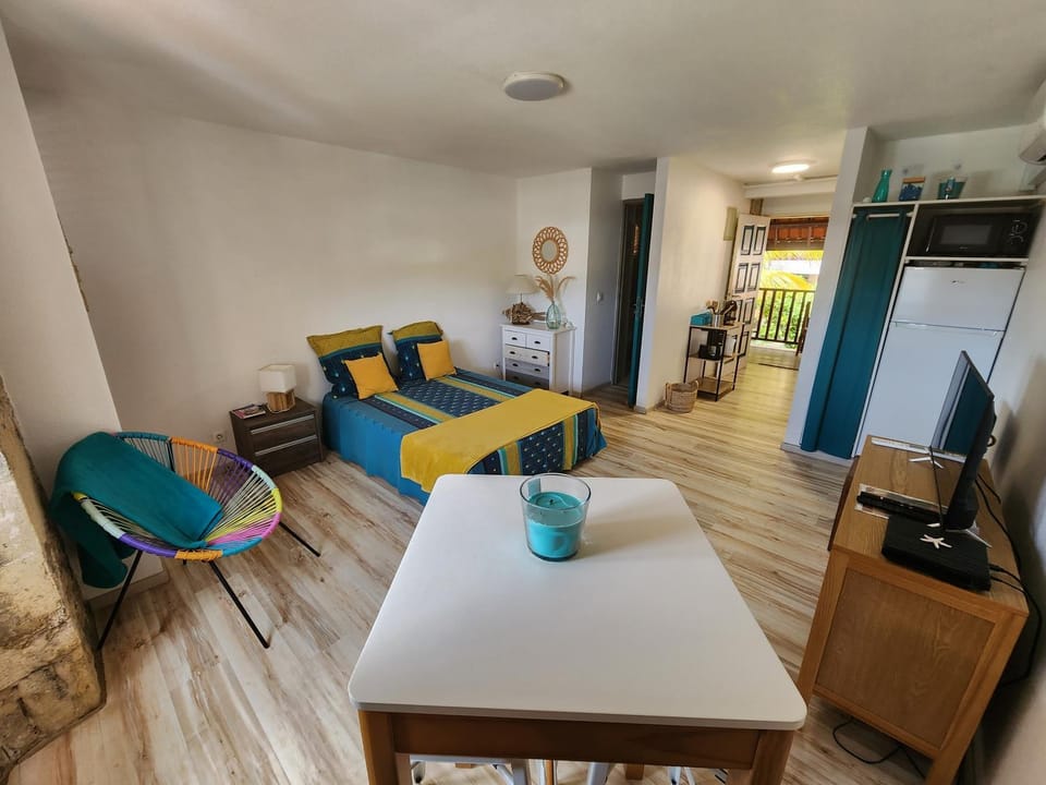 Studio face à la mer au pied de la Marina Apartment in Sainte-Anne