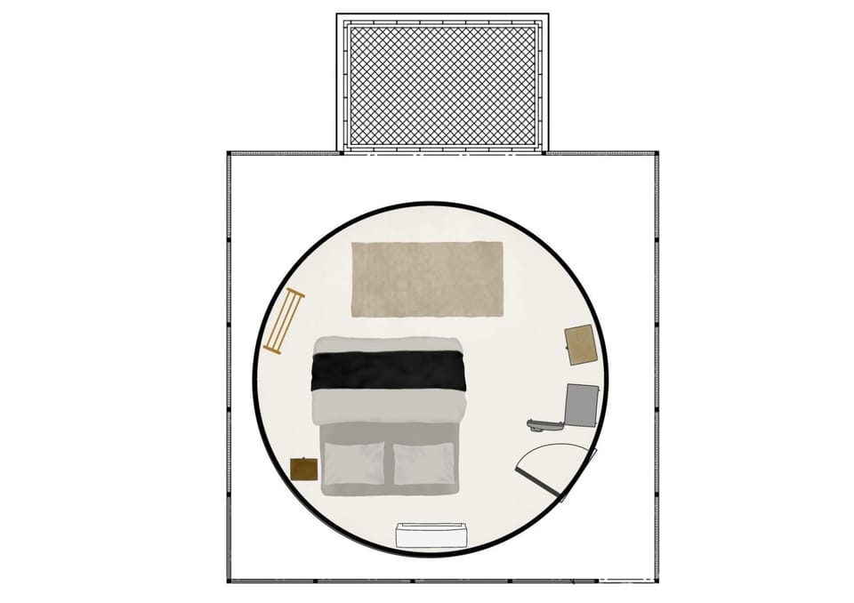 Floor plan, Bedroom
