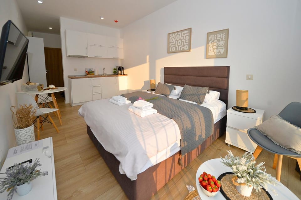 Brand new studio with panorama view Apartment in Dobrota