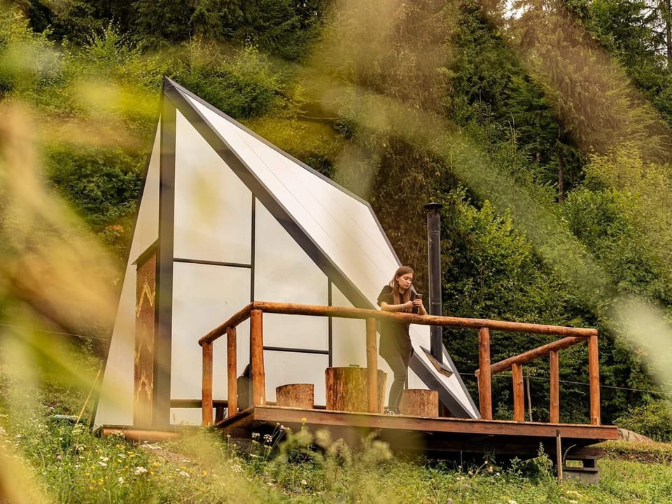 Casa din "Curtea cu cai" Luxury tent in Romania