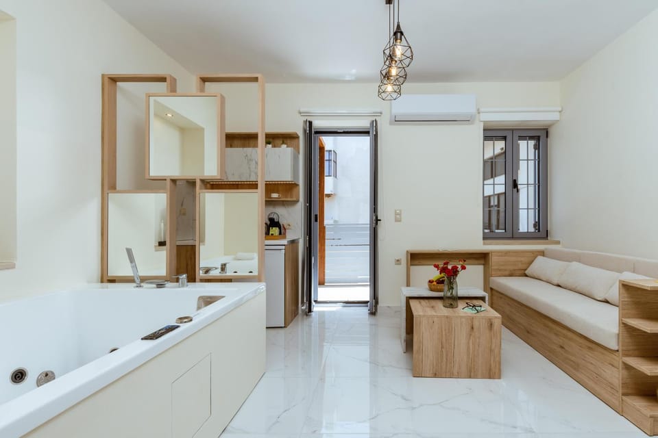 Kitchen or kitchenette, Living room, Photo of the whole room, Seating area