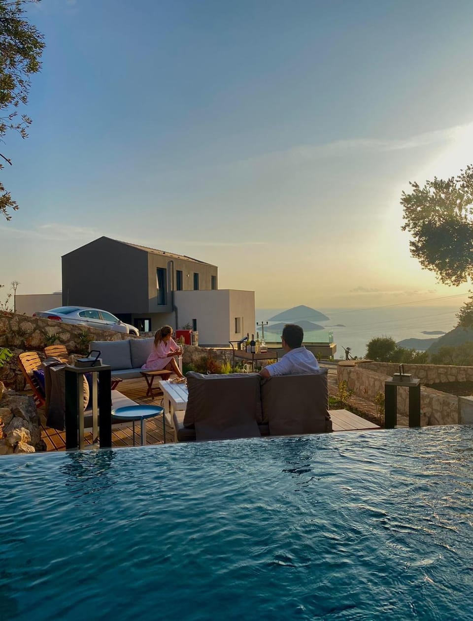 Natural landscape, Pool view, Sea view