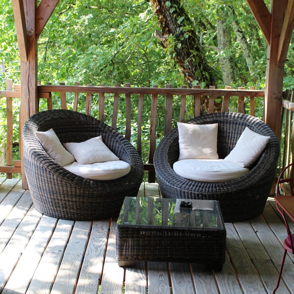 Balcony/Terrace, Living room, Garden view