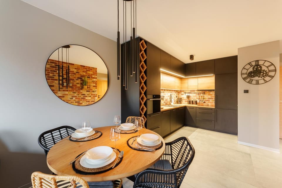 Kitchen or kitchenette, Living room