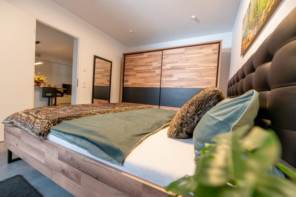 Bed, Photo of the whole room, Bedroom, wardrobe
