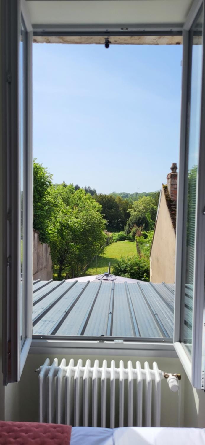 Natural landscape, Bedroom, Garden view, Garden view