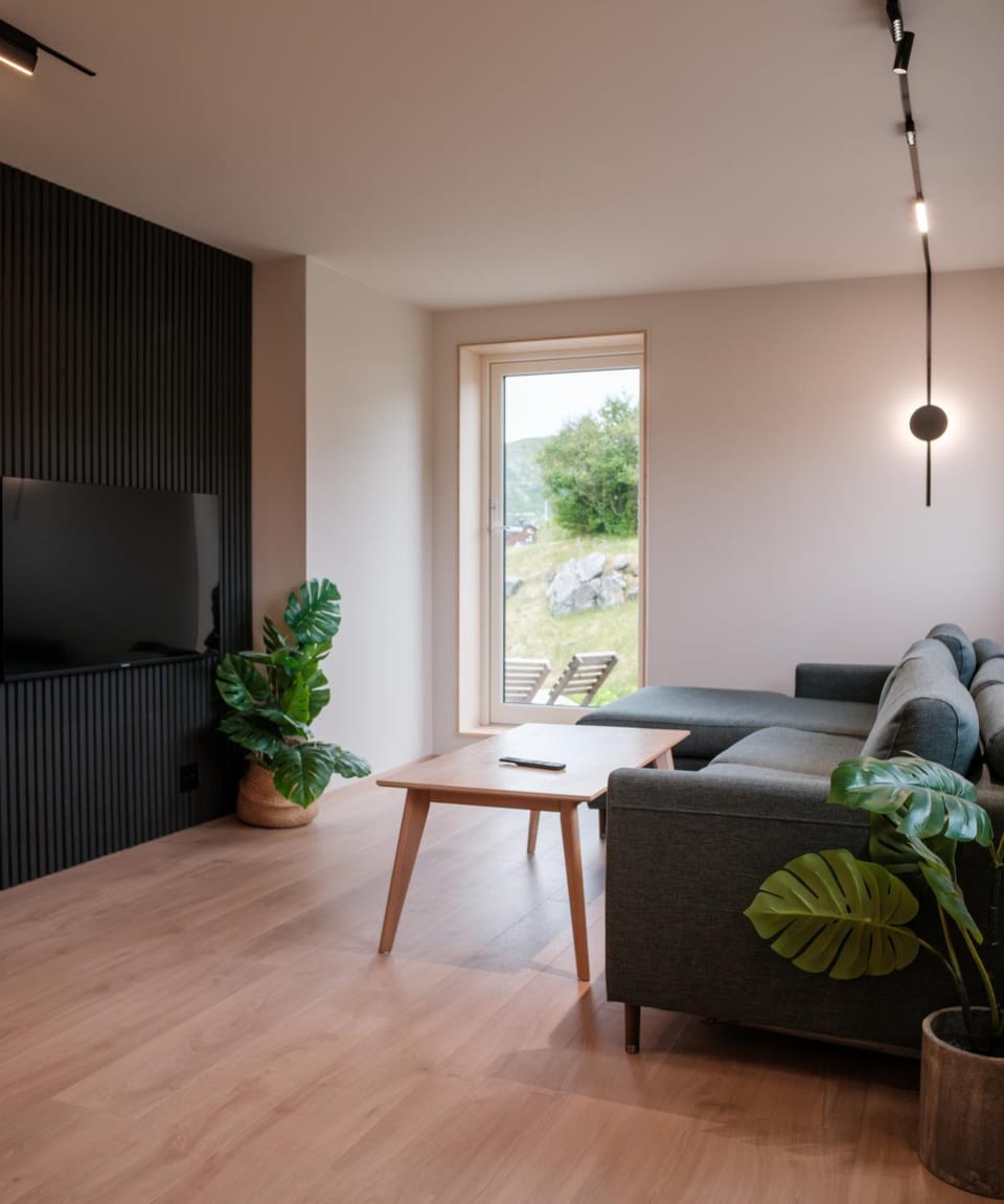TV and multimedia, Living room, Seating area, Garden view, furniture