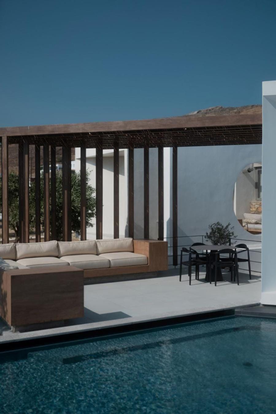 Patio, Balcony/Terrace, Seating area, Swimming pool