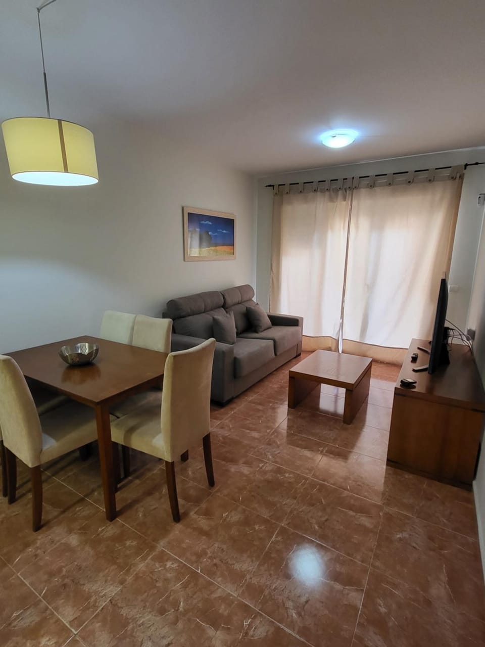 Living room, Seating area, Dining area