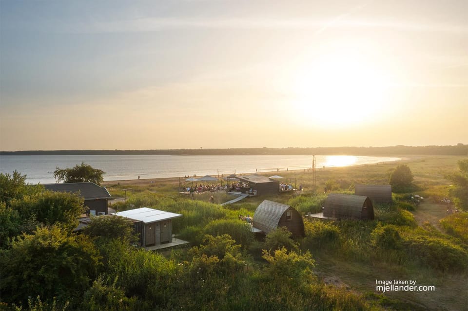 Property building, Restaurant/places to eat, Natural landscape, Beach, On site, Sea view, Sunset