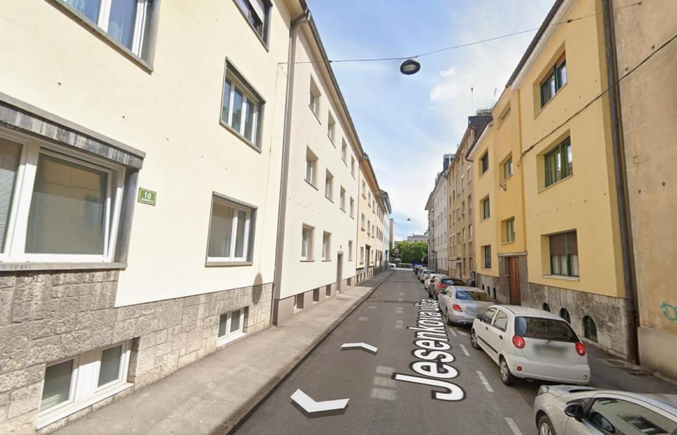 Quiet street view