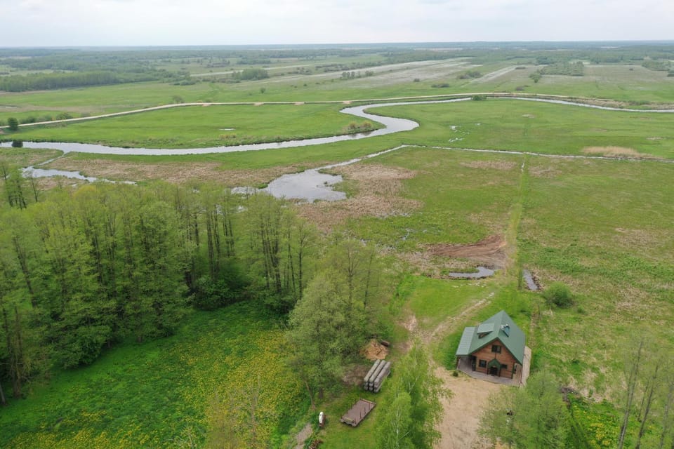Spring, Natural landscape, Bird's eye view, River view