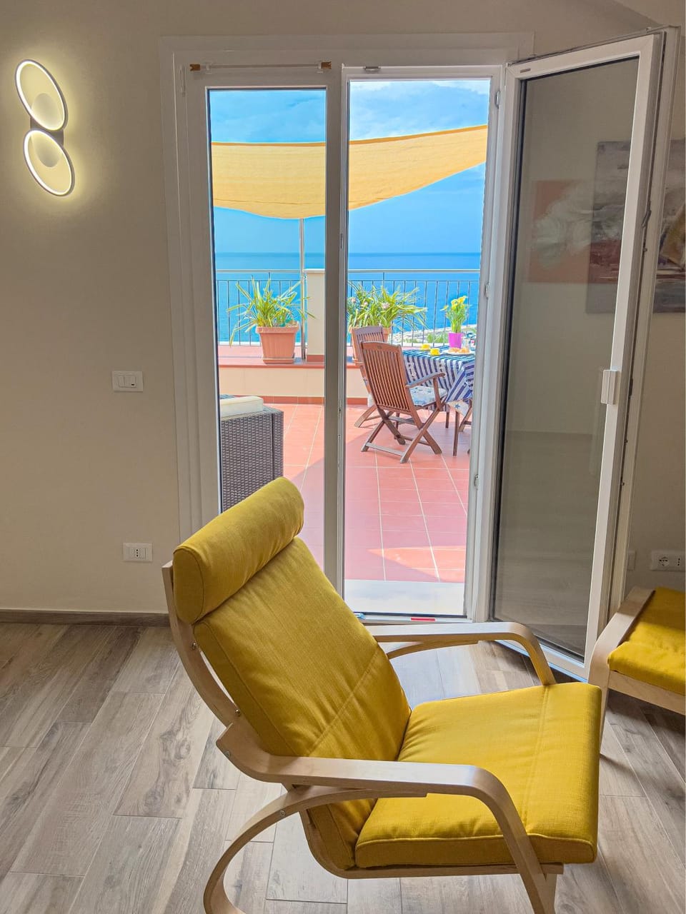 Seating area, Sea view