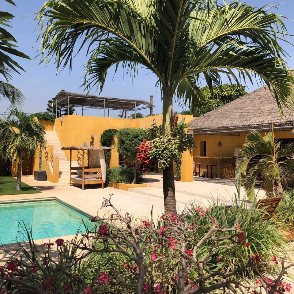 Property building, Pool view