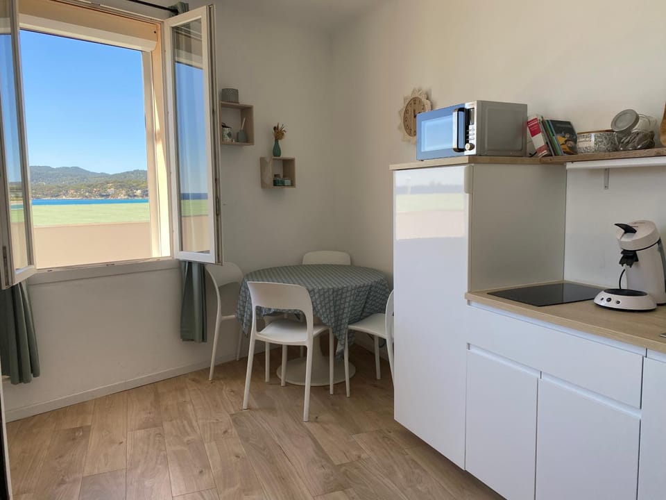 Studio le Monroe les pieds dans l'eau 10 m de la mer Apartment in La Seyne-sur-Mer