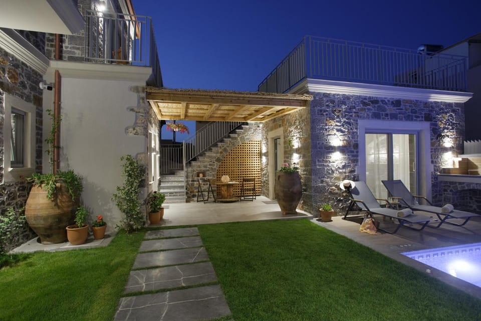 Night, Garden, Garden view