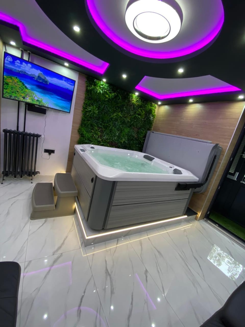 Hot Tub, Living room, Spa and wellness centre/facilities