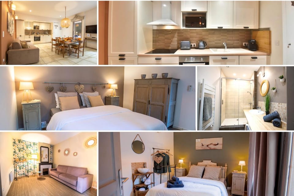 Bed, TV and multimedia, Kitchen or kitchenette, Living room, Photo of the whole room, Seating area, Dining area, Bedroom
