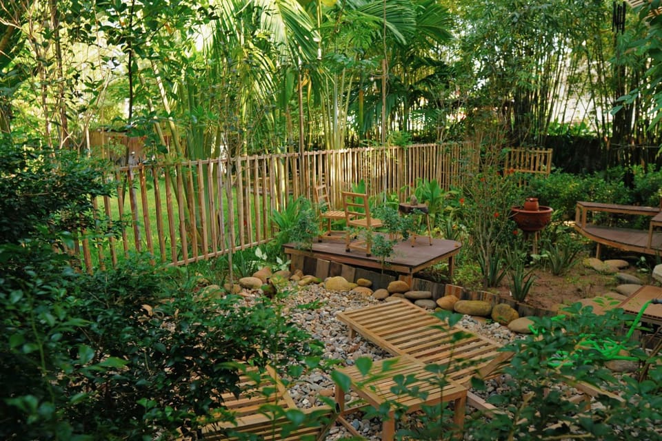 Spring, Day, Garden, Garden view, Swimming pool