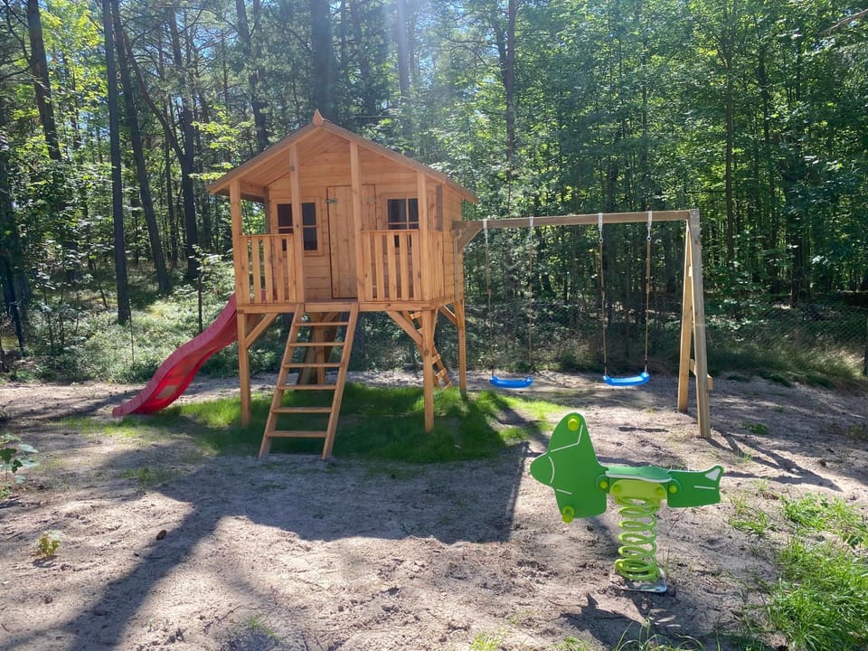 Spring, Children play ground