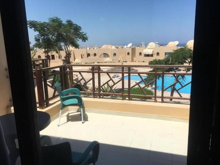 Balcony/Terrace, Pool view