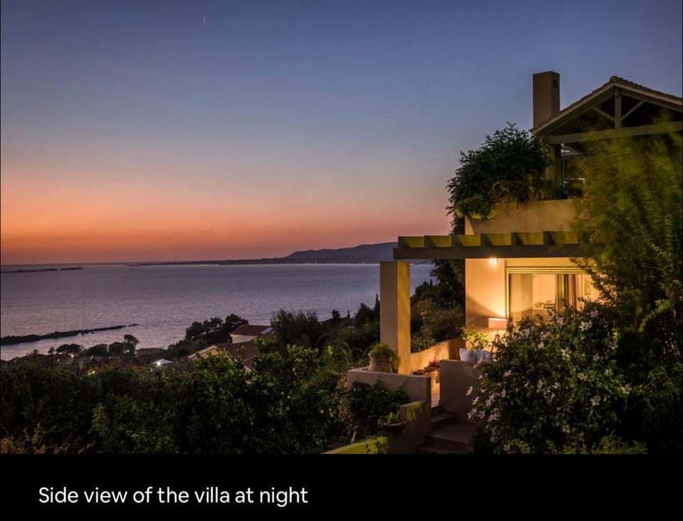 Property building, Night, Sea view