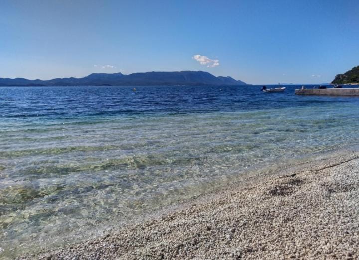 Beach, Mountain view, Sea view