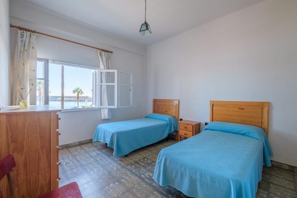 Property building, Living room, Bedroom