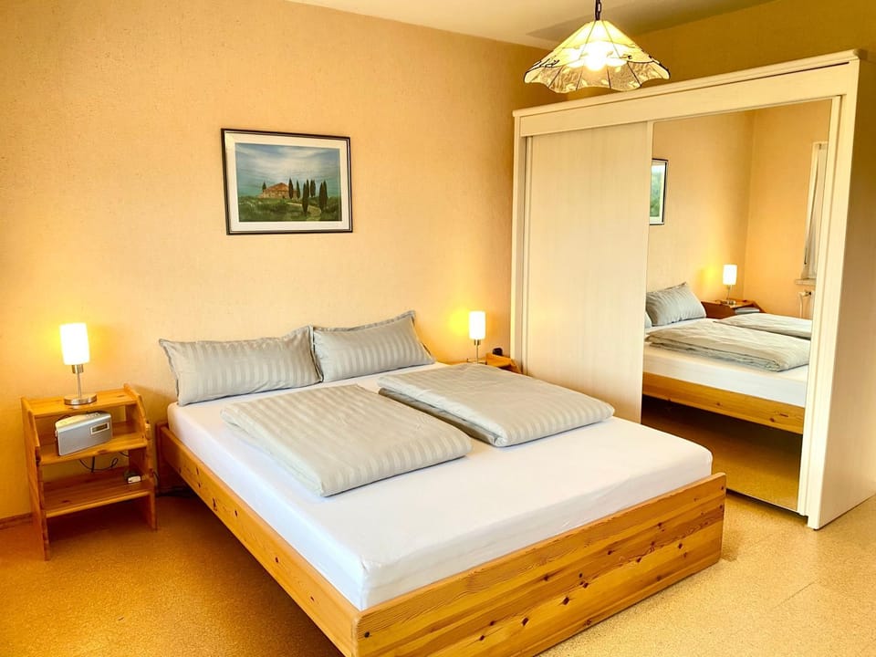 Property building, Living room, Bedroom