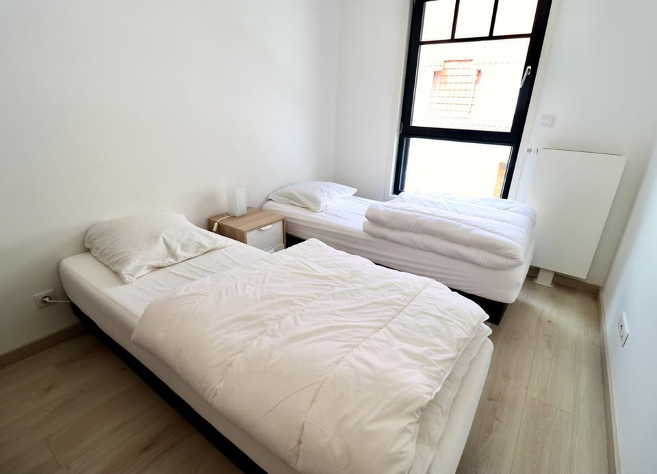 Maison bleue - Apt 4 pers, 2 chambres, prox marché Apartment in Hauts-de-France