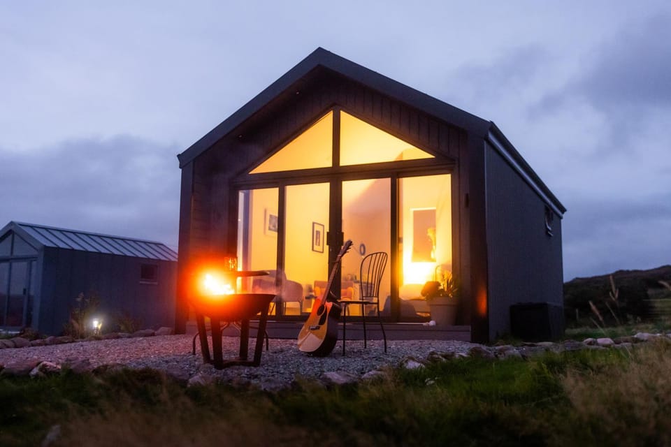 Garden, Garden view, Sunset