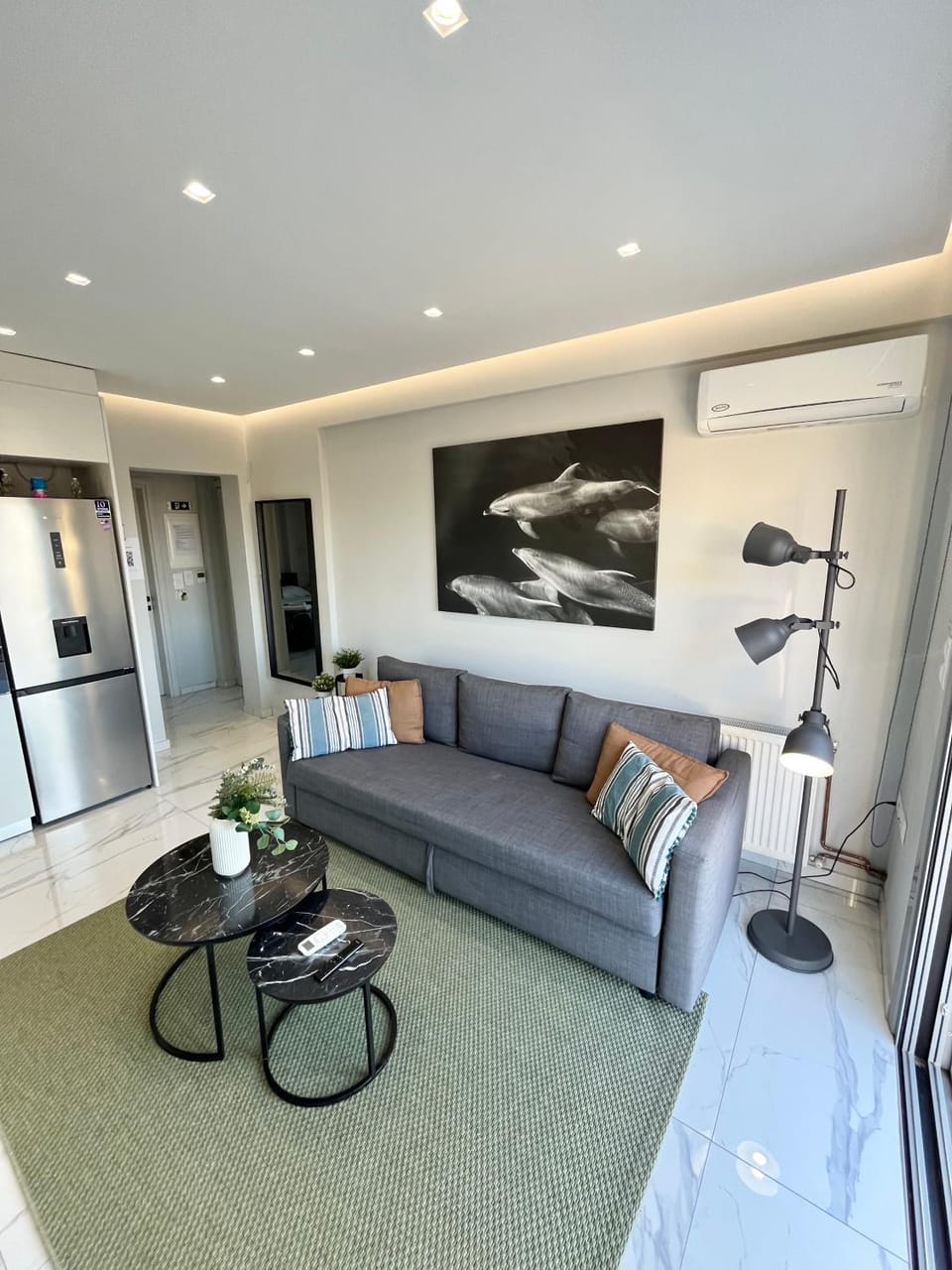 Living room, Decorative detail, Seating area, air conditioner