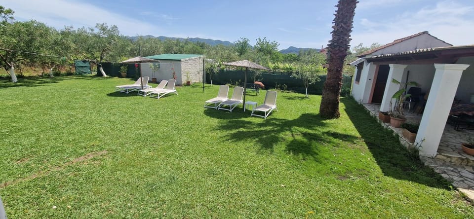 Natural landscape, Garden, Garden view, sunbed