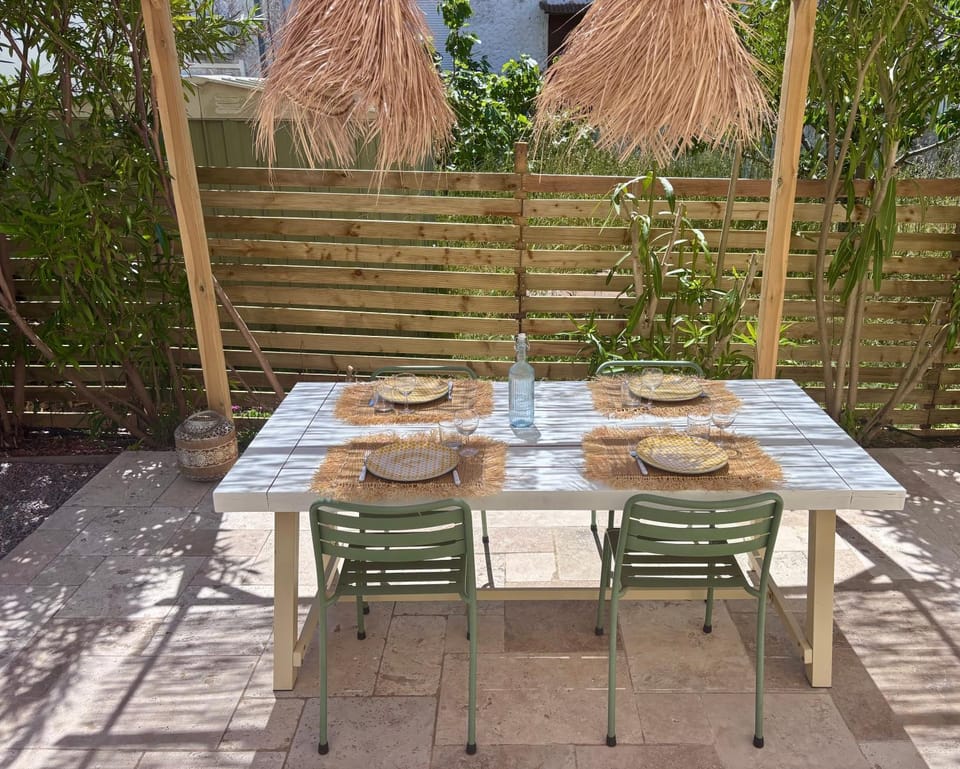 Patio, Garden, Dining area