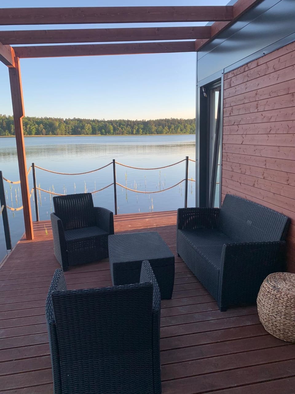 Patio, Day, Natural landscape, View (from property/room), Balcony/Terrace, Seating area, Lake view