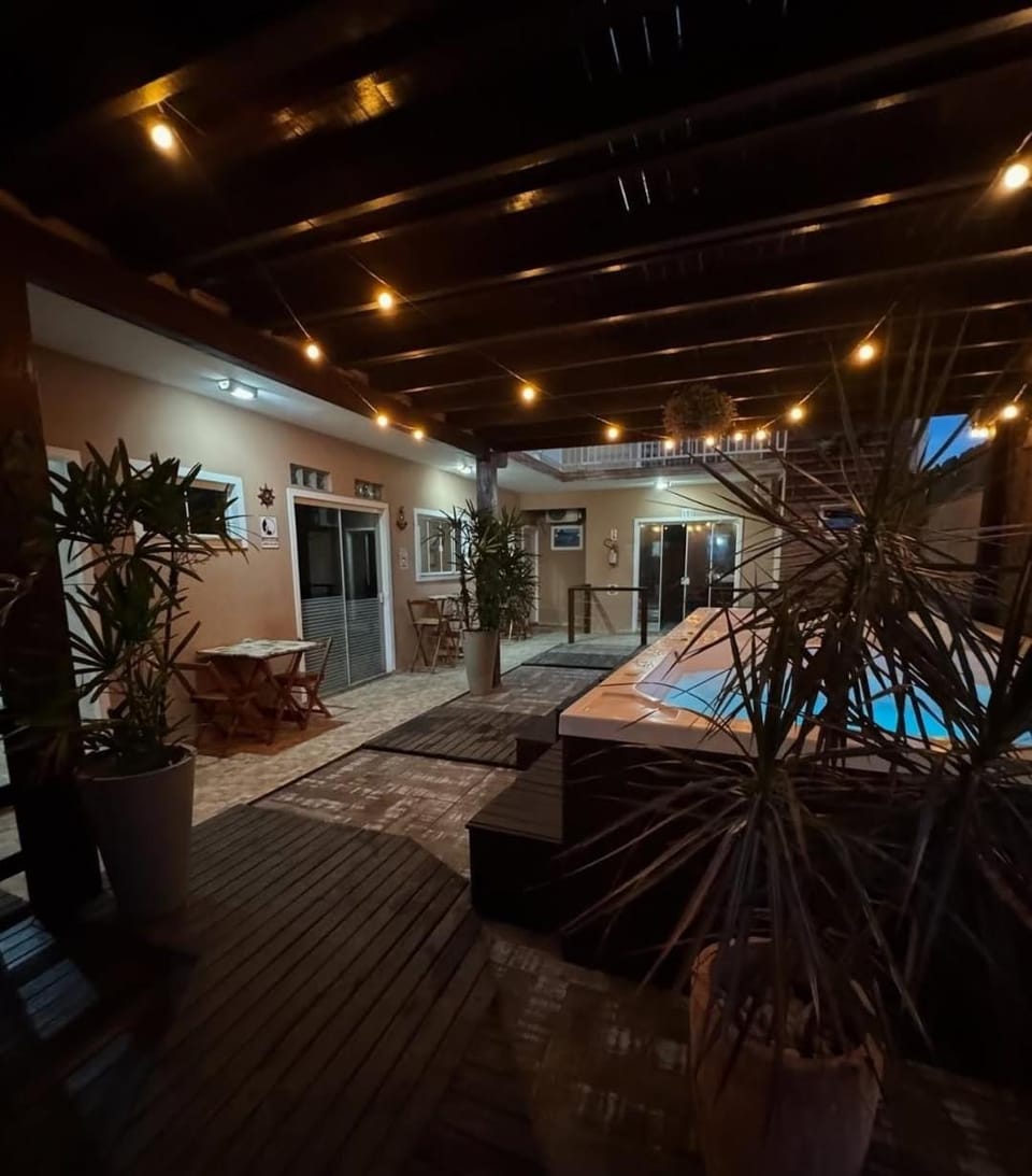 Patio, Night, Pool view, Swimming pool