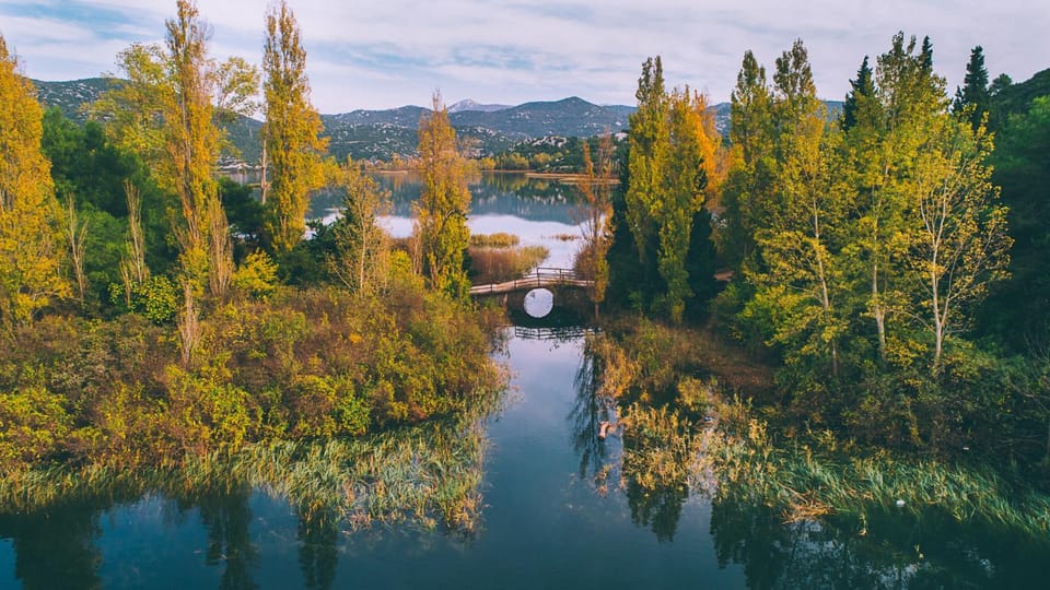 Neighbourhood, Natural landscape, Bird's eye view, Lake view