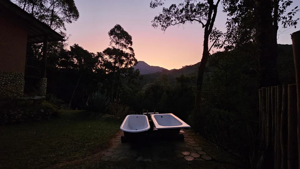 Natural landscape, Activities, Garden, Mountain view, Sunset, Open Air Bath