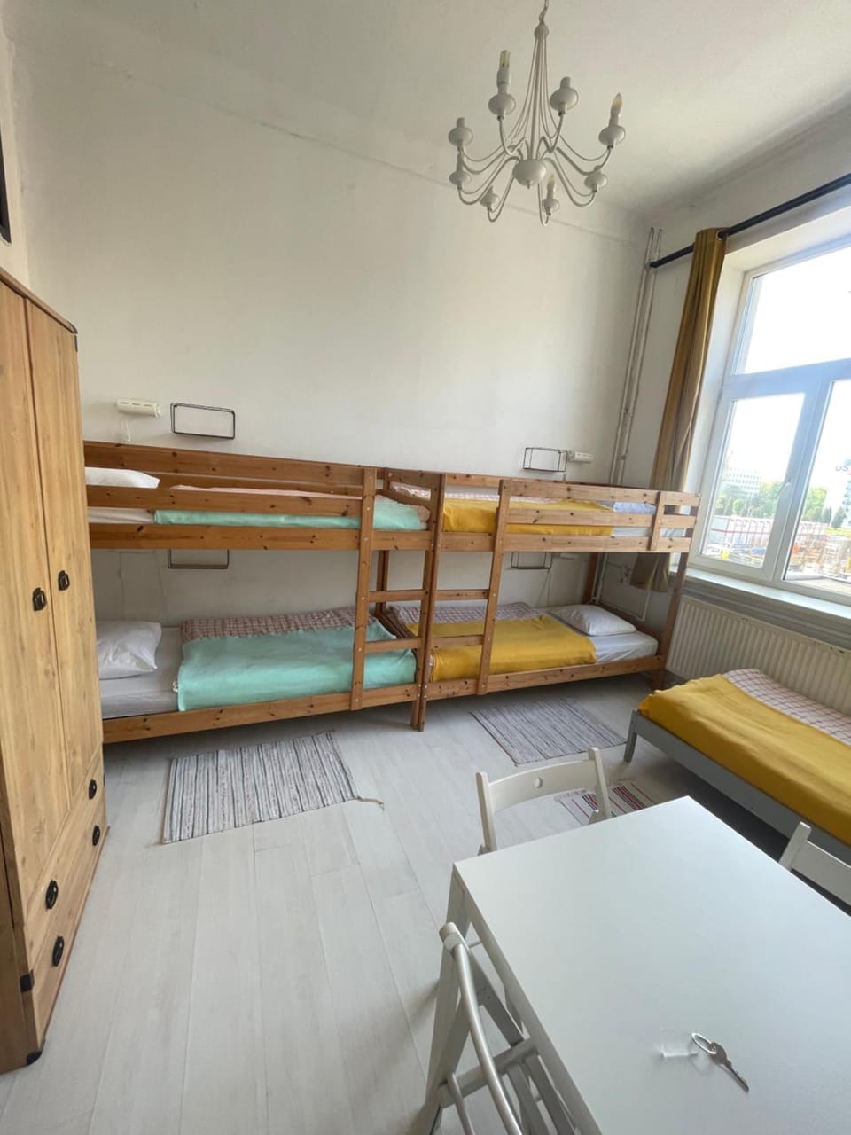 Photo of the whole room, bunk bed