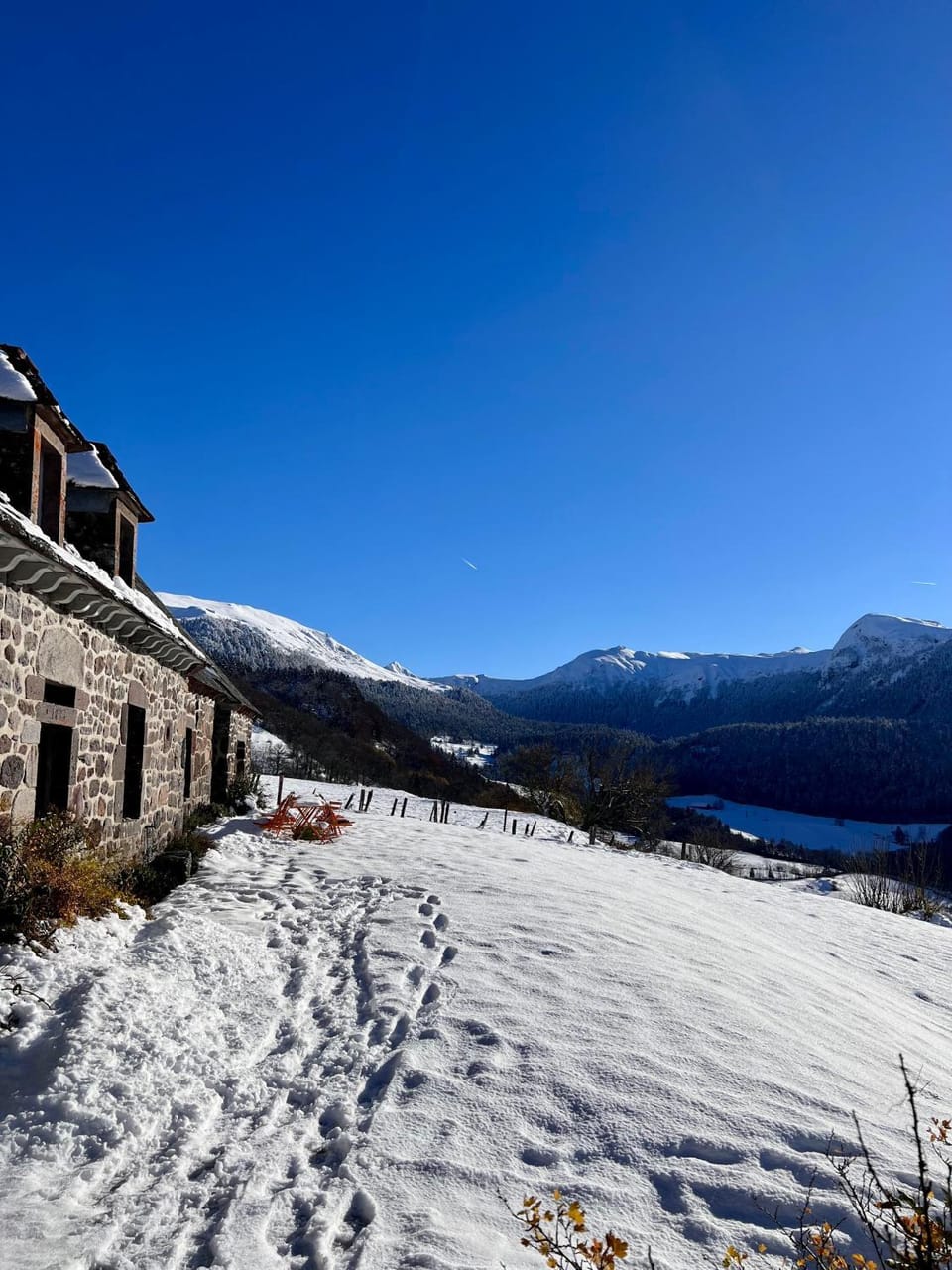 Winter, Mountain view, Mountain view, Seasons