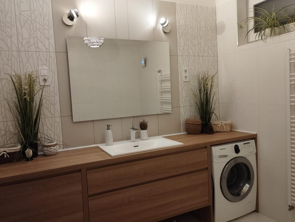 Bathroom, washing machine