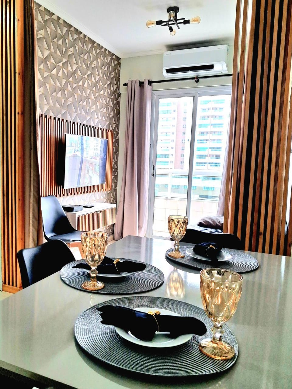 Living room, air conditioner