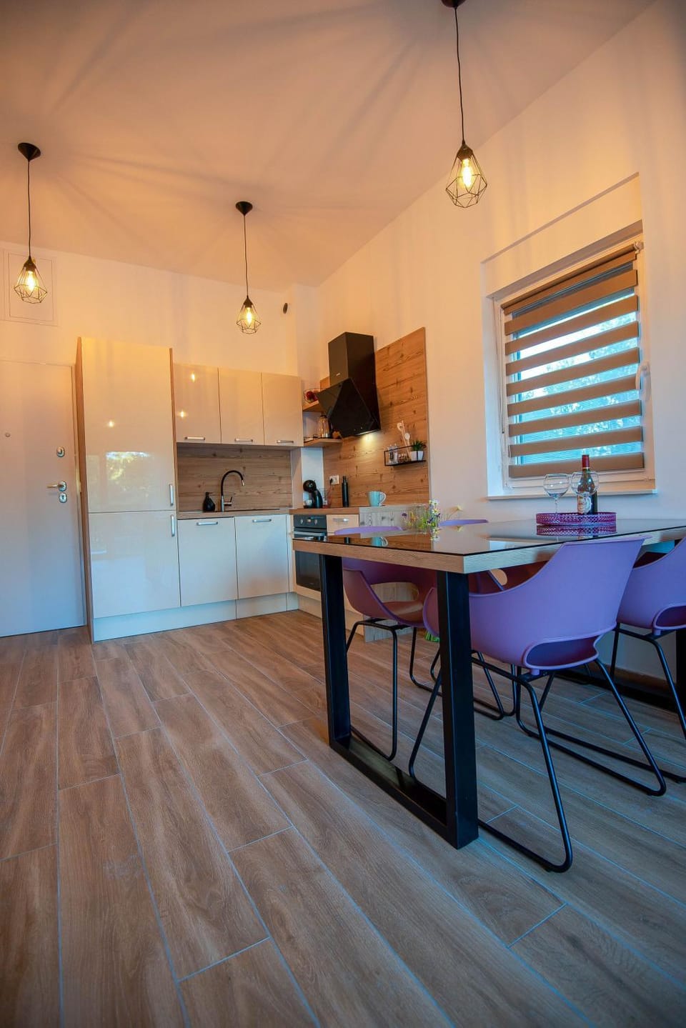 minibar, oven, stove