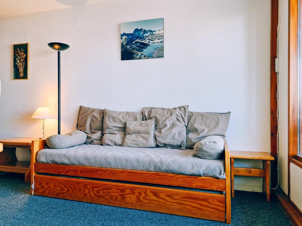 Résidence Ruitor Arc 1800 - Appartement 2 pièces pour 4 personnes avec un jolie vue sur la vallée, proche du télécabine dans le village de Charmettoger à Ar MAE-1783 Cabin in Landry