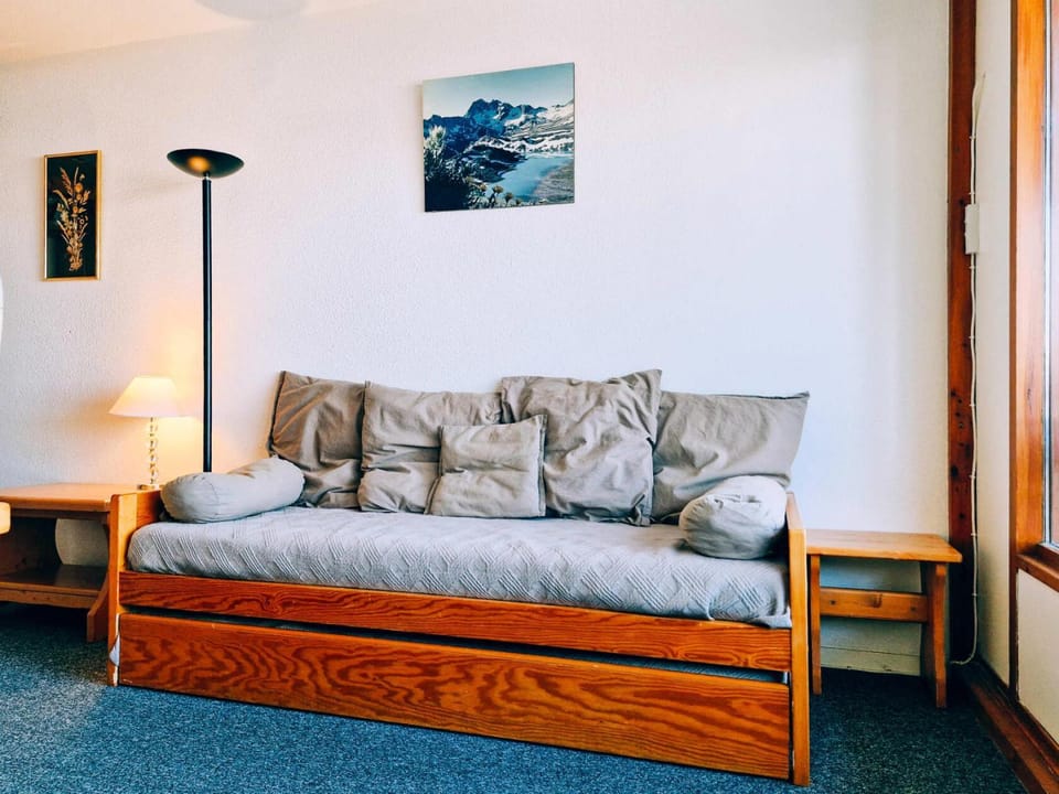 Résidence Ruitor Arc 1800 - Appartement 2 pièces pour 4 personnes avec un jolie vue sur la vallée, proche du télécabine dans le village de Charmettoger à Ar MAE-1783 Cabin in Landry