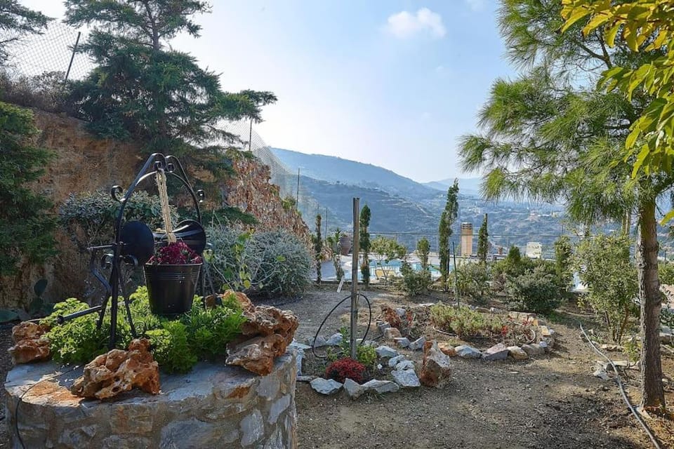 Natural landscape, Garden, Mountain view