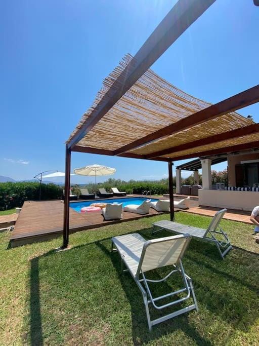 Georges Villa Galaxidi, family, pool and garden Villa in Peloponnese, Western Greece and the Ionian