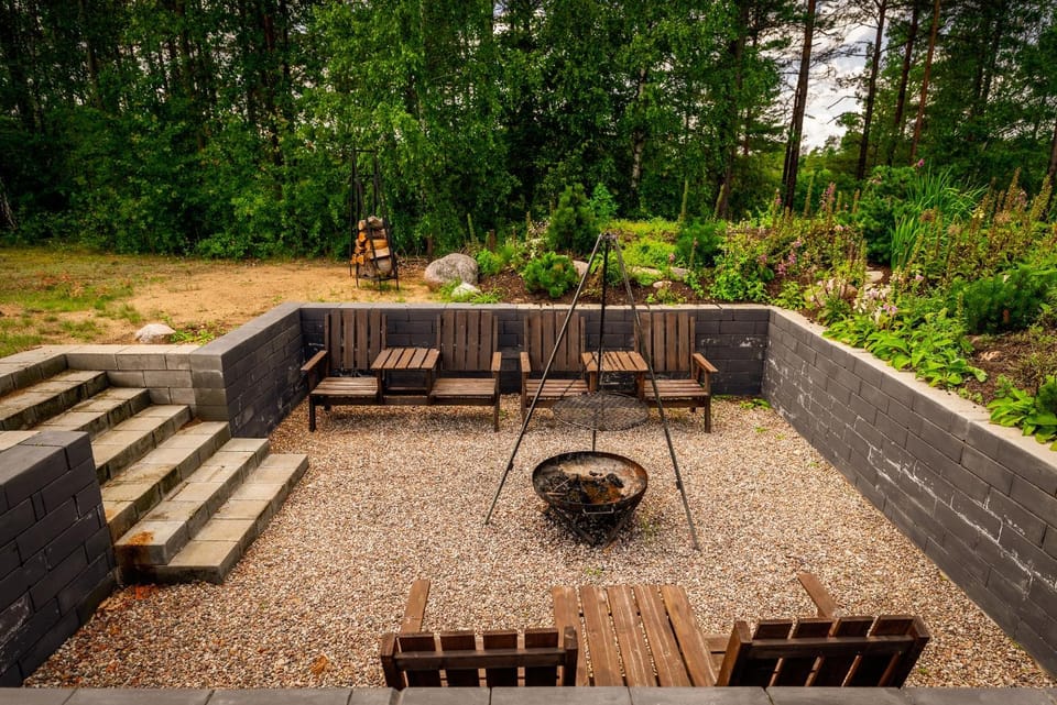 Patio, Garden, Seating area