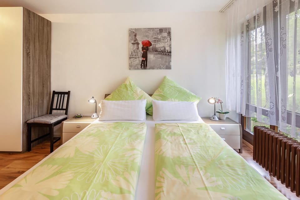Property building, Living room, Bedroom